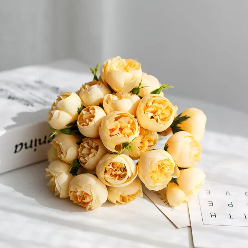Silk Peony Bouquet