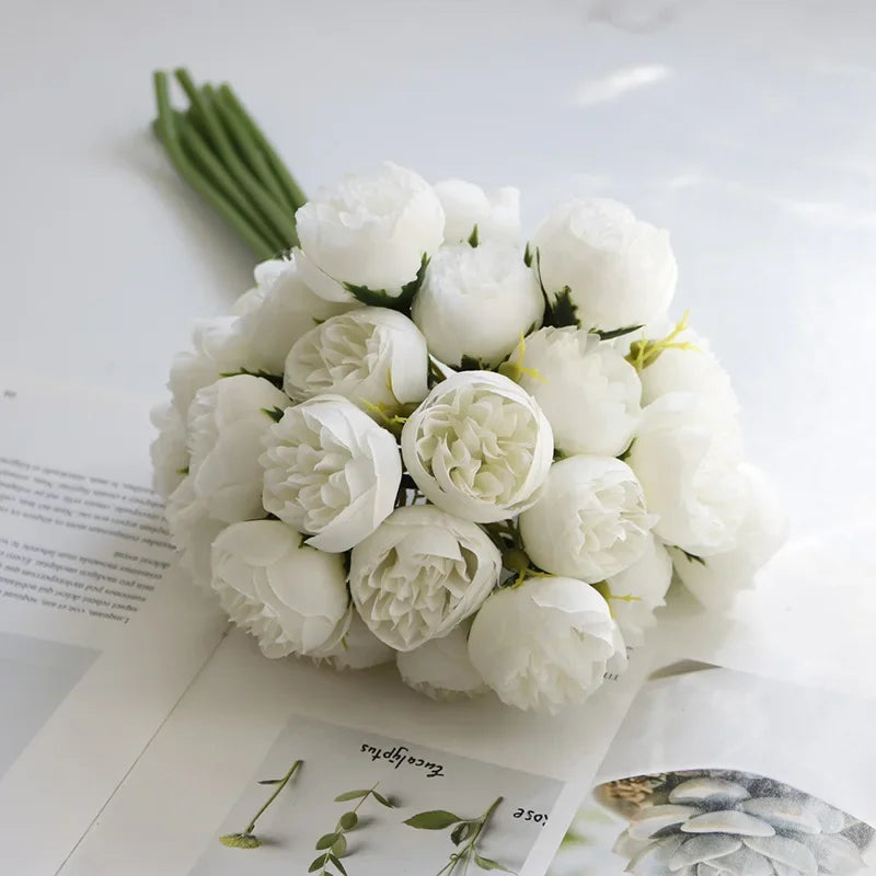 Silk Peony Bouquet