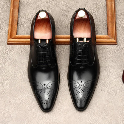 Tarz Genuine Leather Oxfords