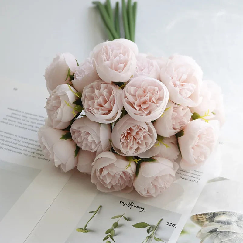 Silk Peony Bouquet