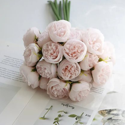Silk Peony Bouquet